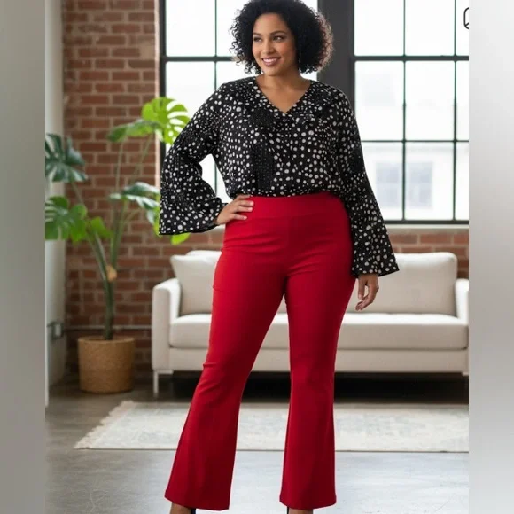 East 5th Black/White circle Blouse size 2X - Picture 7 of 14